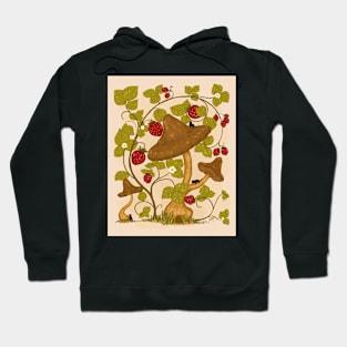 Black Cats Mushroom House Hoodie